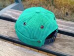 lined light green corduroy brimless docker cap